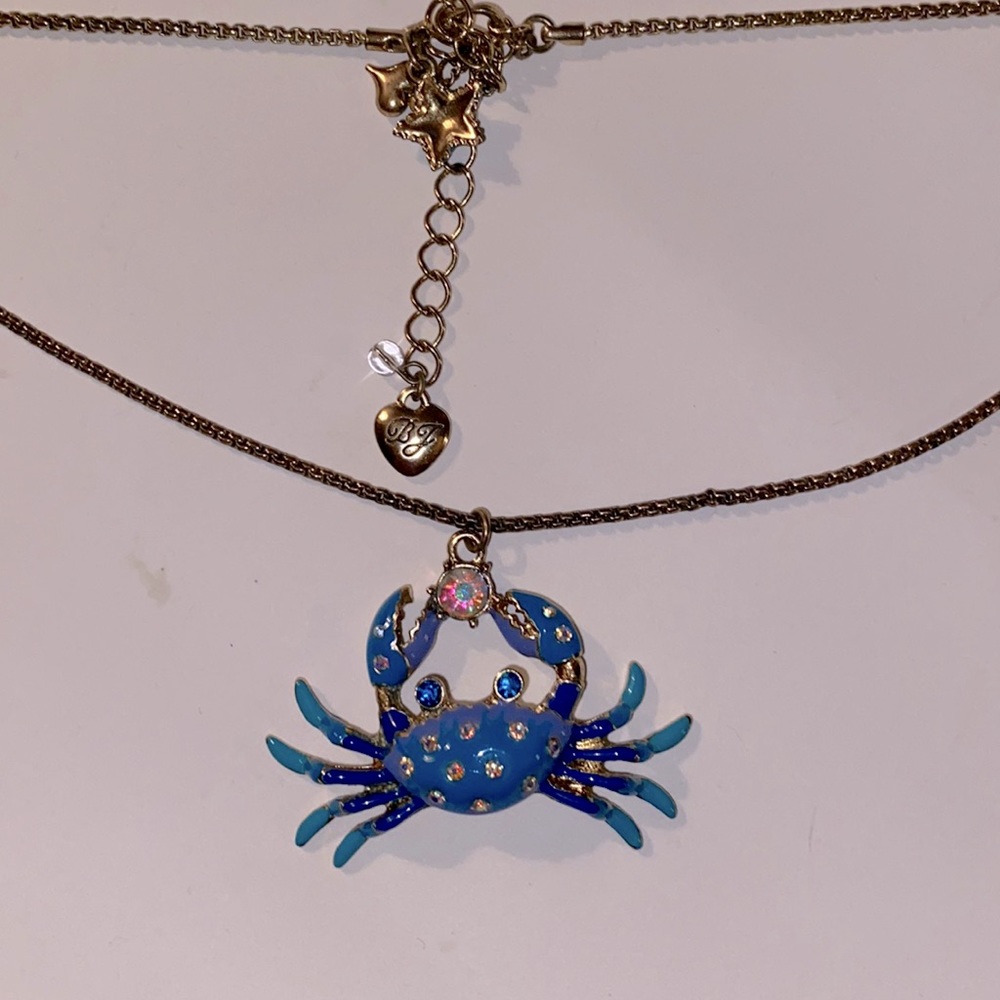 Betsey Johnson Crab necklace